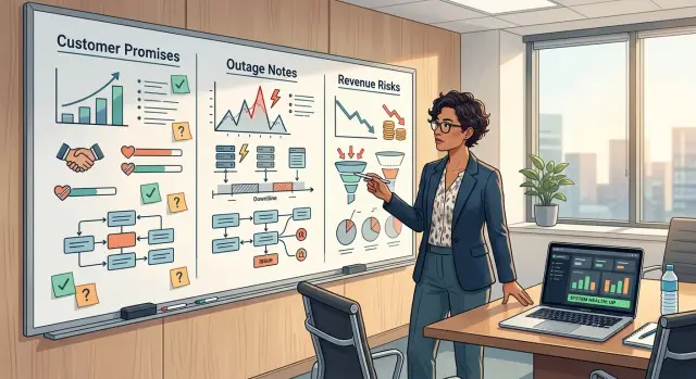 Week-one CTO audit for customer promises already at risk