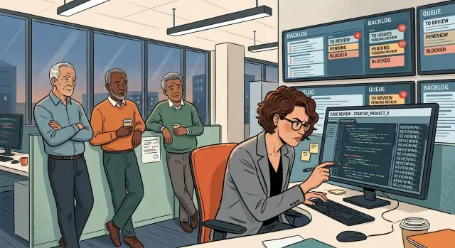 Founder code review: why it slows senior hires down