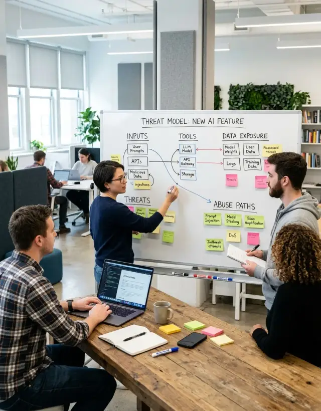 Threat modeling for AI features in under an hour