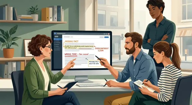 Training reviewers for AI-assisted operations: simple plan