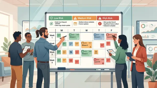 Release windows for enterprise customers without slowdowns