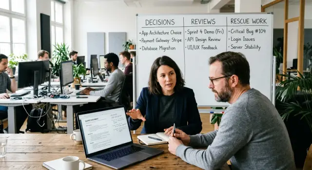 Part-time CTO scope: what to decide before day one