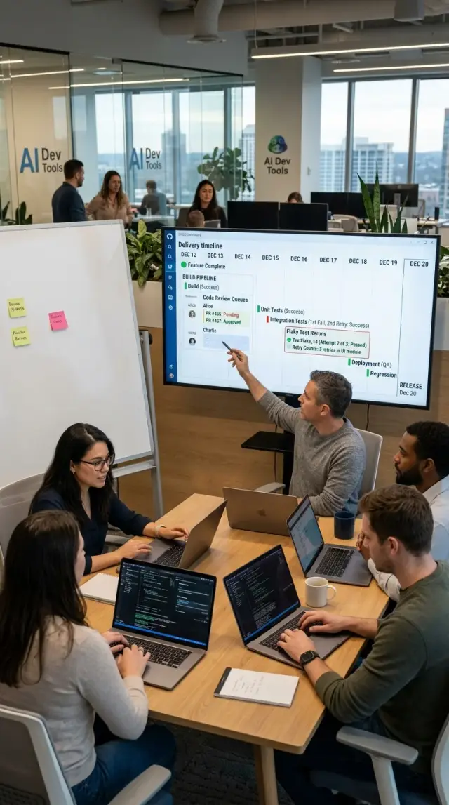 AI delivery forecasts that match review and test reality