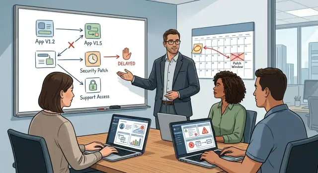 Customer-hosted deals fail without a clear upgrade owner
