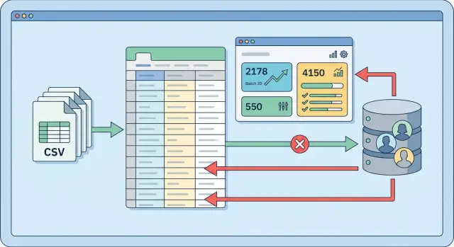Import rollback when customer mapping goes wrong in practice