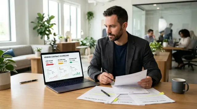 Startup CTO vendor contracts: rank risk before changes
