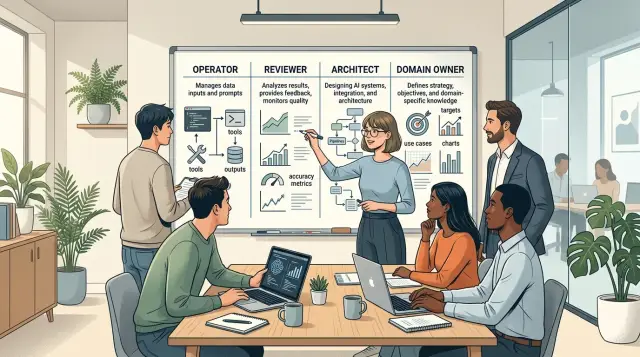 AI company role map for teams where AI does the work
