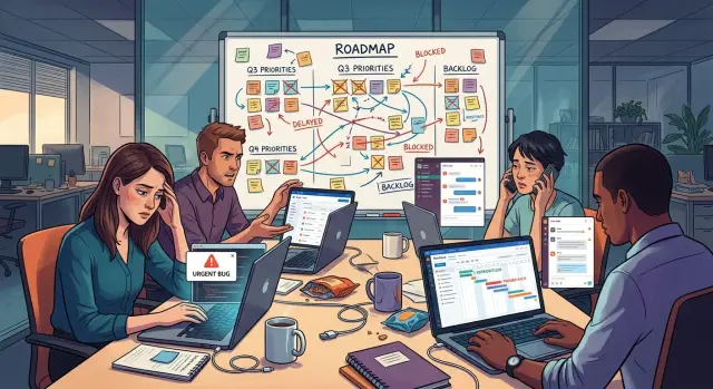 Lack of technical strategy: signs hidden in repeated delays