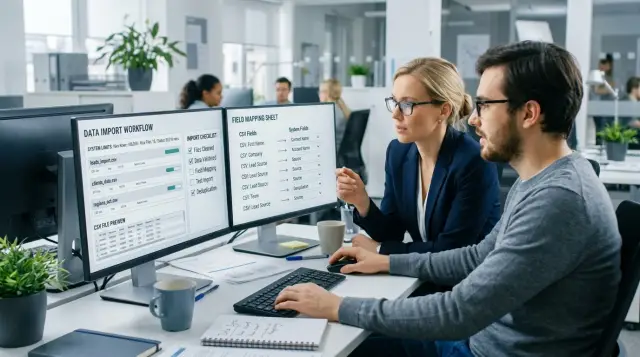 Data import checklist before a new customer sends CSVs