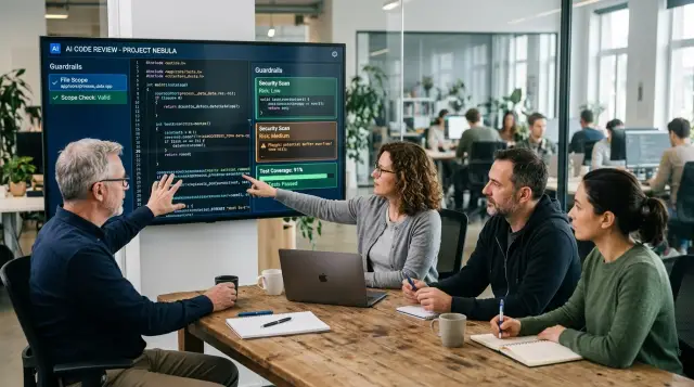 Coding assistants in a senior team: rules that protect quality