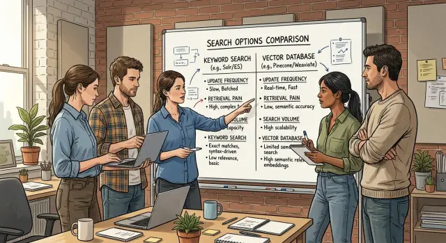 When to add a vector database for your small team