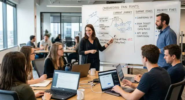 Support-led architecture review for B2B product teams