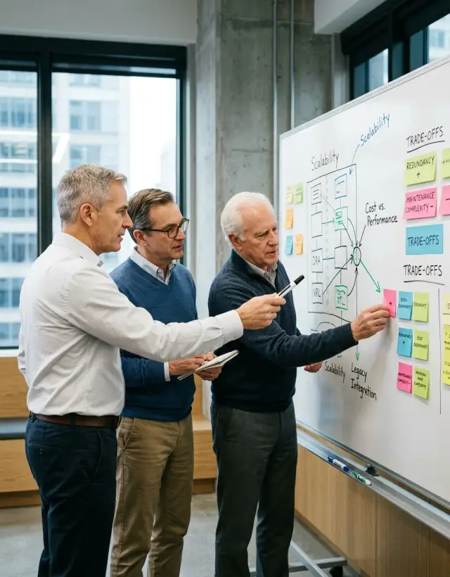 Outside architecture help for senior engineers on hard calls