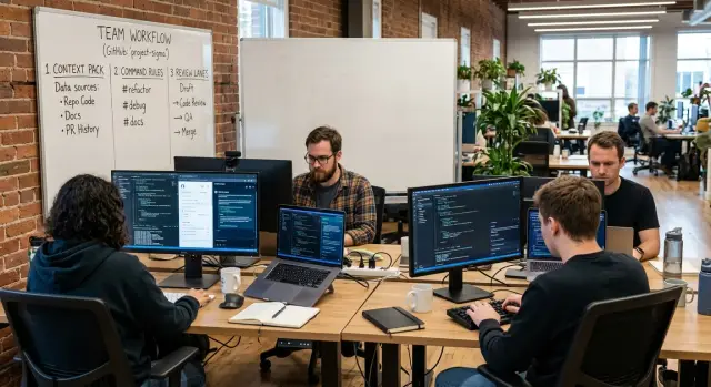 Outside technical leadership for one repo and many assistants
