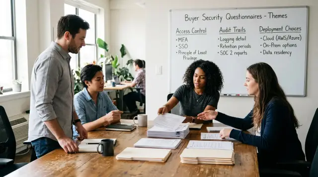 Buyer security questionnaires can shape product decisions