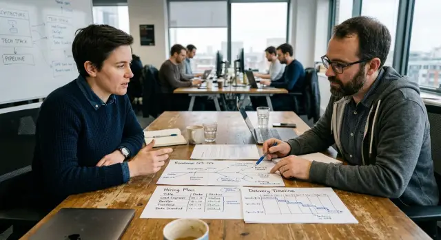 Review a CTO candidate with real company problems