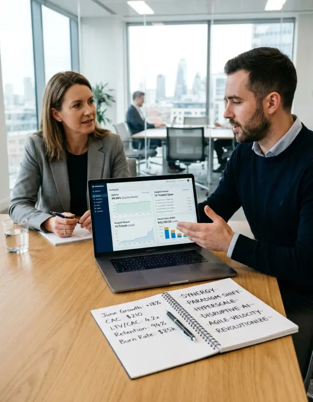 Investor questions for SaaS operations in founder meetings