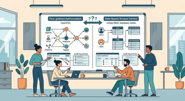 OpenFGA vs homegrown RBAC for B2B permission rules