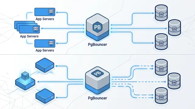 PgBouncer transaction vs session pooling before rollout