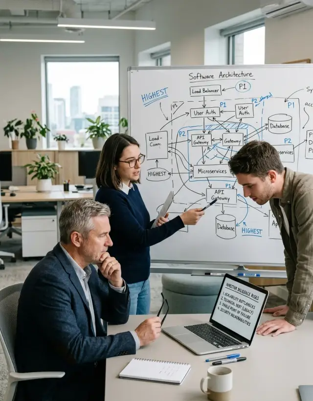 Messy architecture in investor diligence: what to fix first
