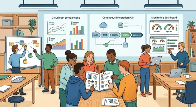 Shared infrastructure guidance for startup accelerators