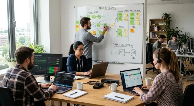 Late-stage MVP rescue while sales and growth keep moving