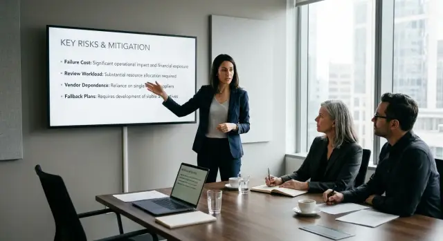 AI product risk for investors: a plain briefing framework