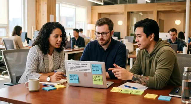 Open questions log for product teams that stays useful