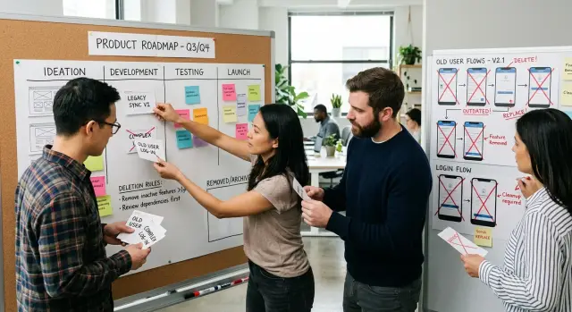 Retire features in an AI-built product before code piles up