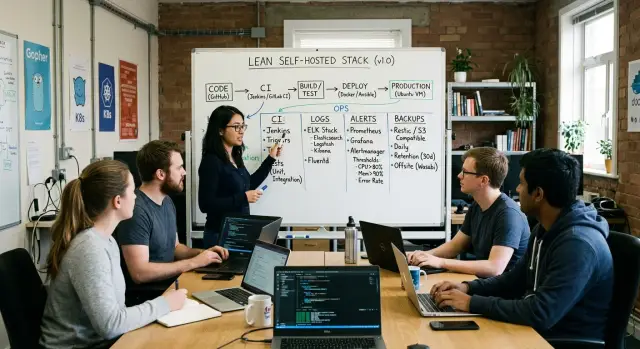 Small-team platform stack: 7 services worth running