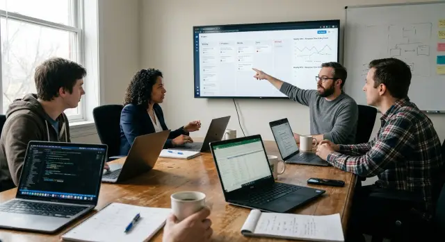 Cross-functional weekly meetings that keep teams aligned