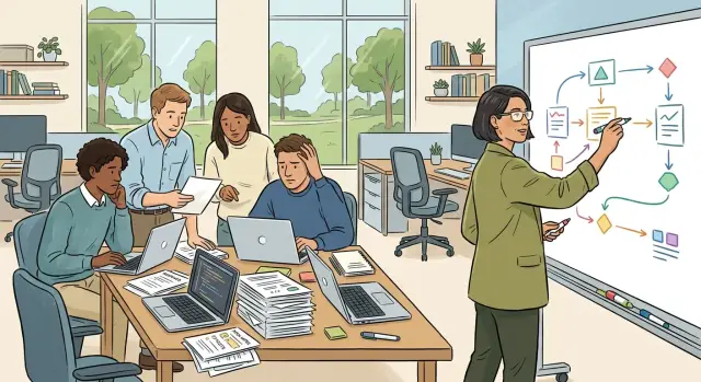 Outside technical leadership for teams that never finish