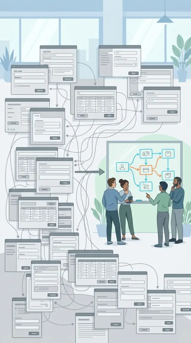 CRUD to domain model migration without rewriting the app
