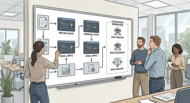 Business rules before AI: what to put in code first