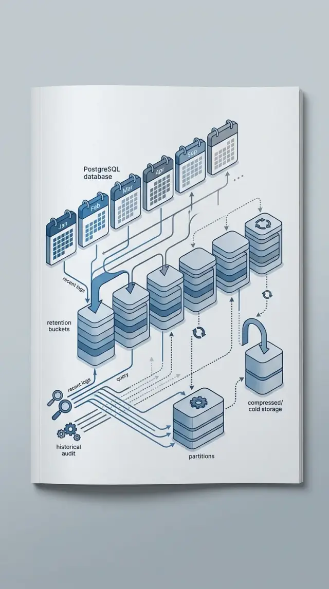 Postgres partitioning for audit tables and event logs