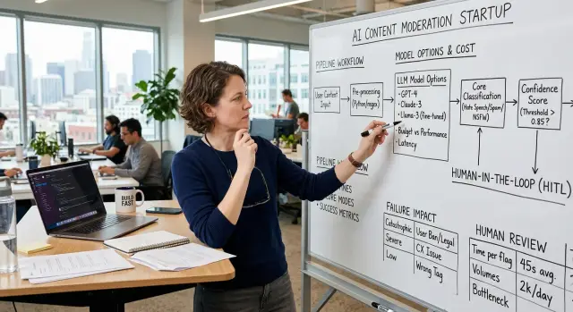 Evaluate an AI startup idea as a technical cofounder