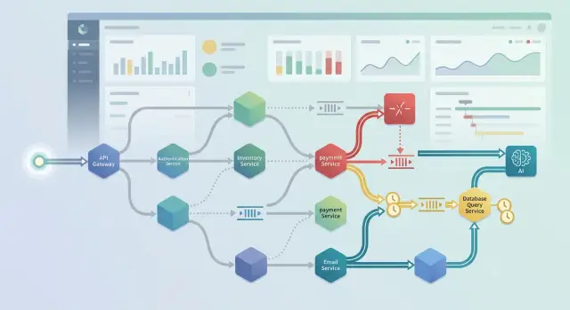 Trace sampling across services without blind spots