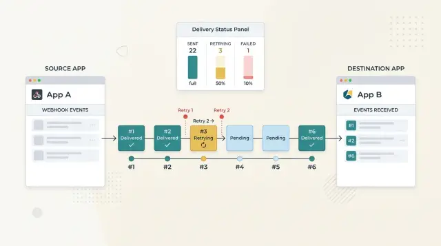 Webhook delivery design for instant customer sync
