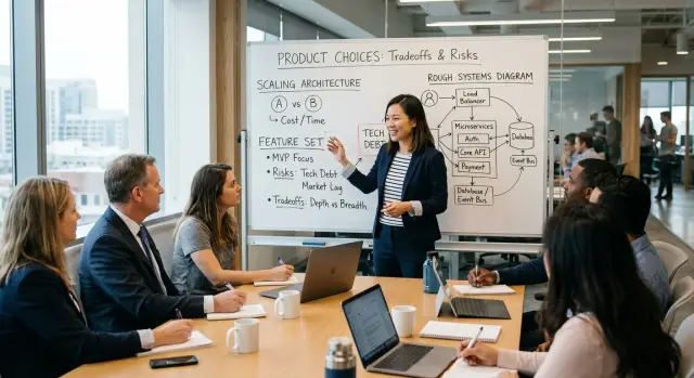 Technical story for founders before the systems diagram