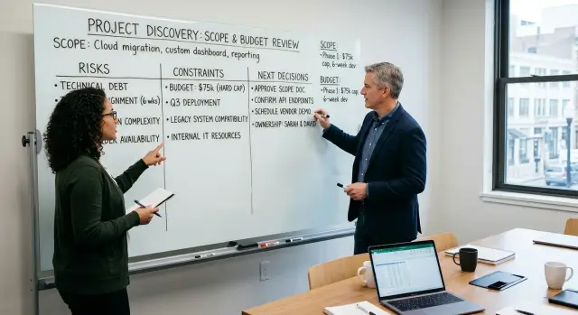 Technical discovery: keep sales honest and scope clear