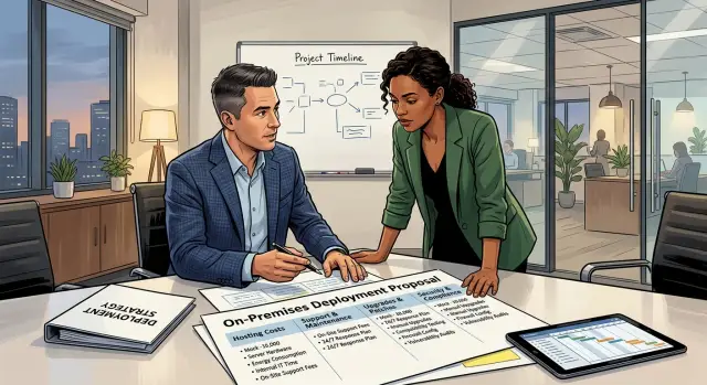 On-prem deployment cost: what enterprise deals really add