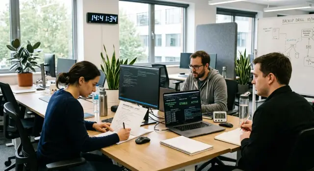 Backup restore test: pick one path and prove it works