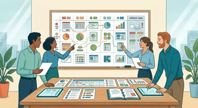 Internal app portfolio review before a busy quarter