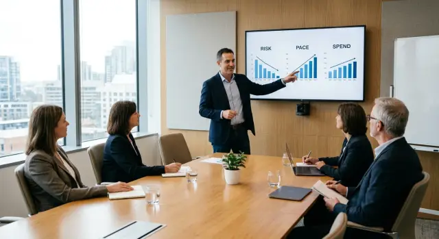 New CTO board conversation: reset risk, pace, spend