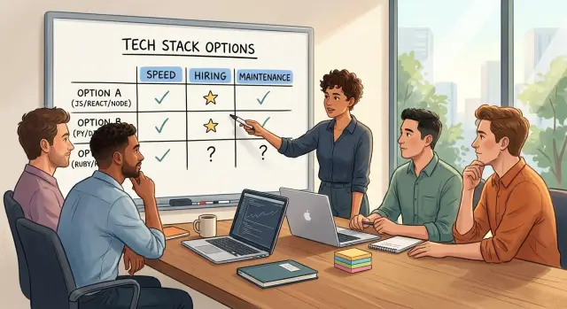 How to choose a tech stack with a simple scorecard