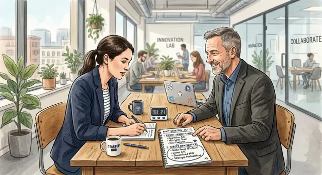 Founder mentor call format that ends with one decision
