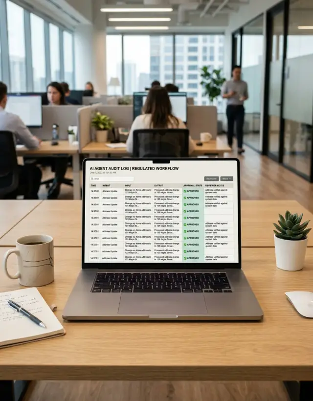 Tool call audit tables for regulated agent workflows