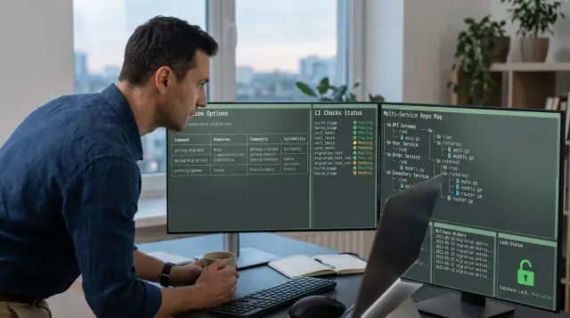 Go migration tools for safe schema changes in real teams