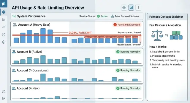 Per customer rate limits to stop one account hurting everyone