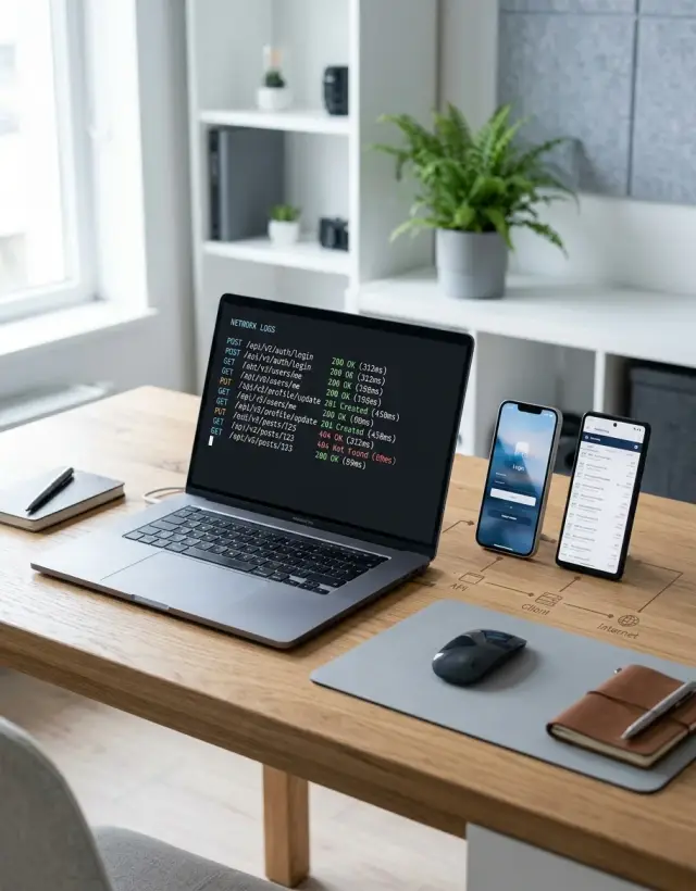 Shared networking layers in mobile apps without blind spots